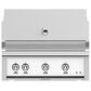 Hestan 36" Built-In Natural Gas Grill in White, , large