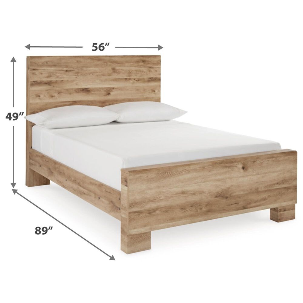 Ashley Hyanna Full Bed in Golden Rustic Tan, , large