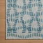 Loloi Easton Fog and Teal 2"3" x 3"9" Indoor/Outdoor Area Rug, , large