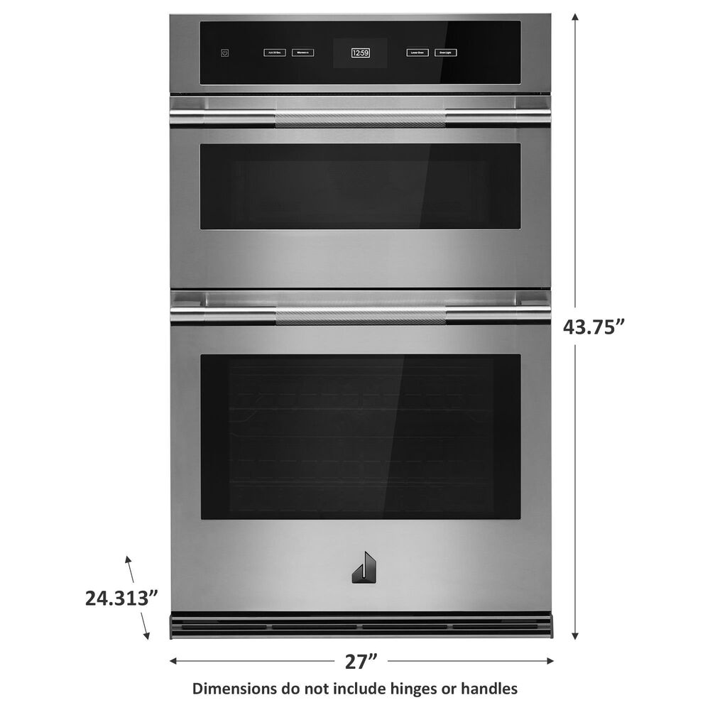 JennAir Rise 27&quot; Combination Electric Microwave and Wall Oven in Stainless Steel, , large
