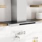 Zephyr Vista 30" Wall Mount Range Hood in Stainless Steel, , large