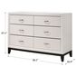Crown Mark Akerson Chalk Dresser in White, , large