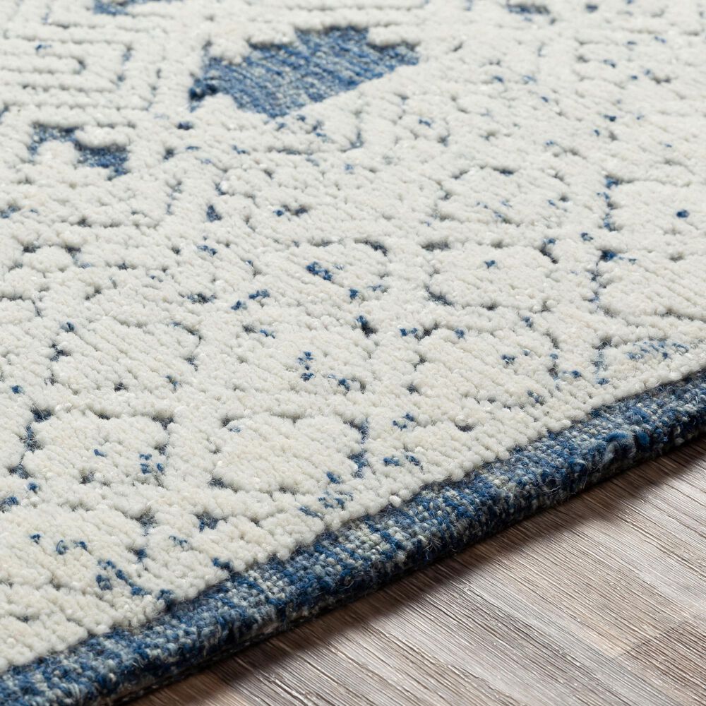 Surya Louvre Dark Blue, Cream and Pale Blue 10&#39; x 14&#39; Area Rug, , large