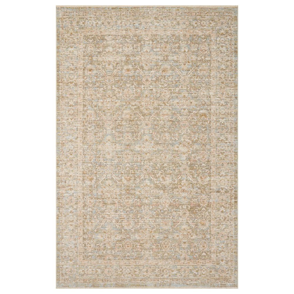 Loloi Elora Sky and Terracotta 2" x 3" Area Rug, , large