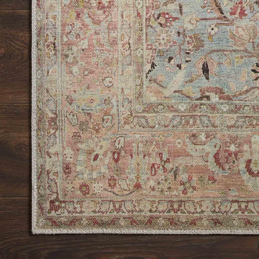 Loloi Adrian 2&#39; x 5&#39; Ocean and Clay Area Rug, , large