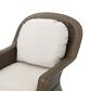Hearth and Haven Liam Swivel Club Chair with Beige Cushion in Brown (Set of 2), , large