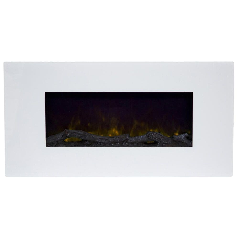 Timberlake Northwest 36&#39;&#39; Led Wall Mount Electric Fireplace in White, , large