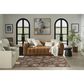 Nourison Garden Oasis Floral Mocha 5" x 7" Indoor/Outdoor Area Rug, , large