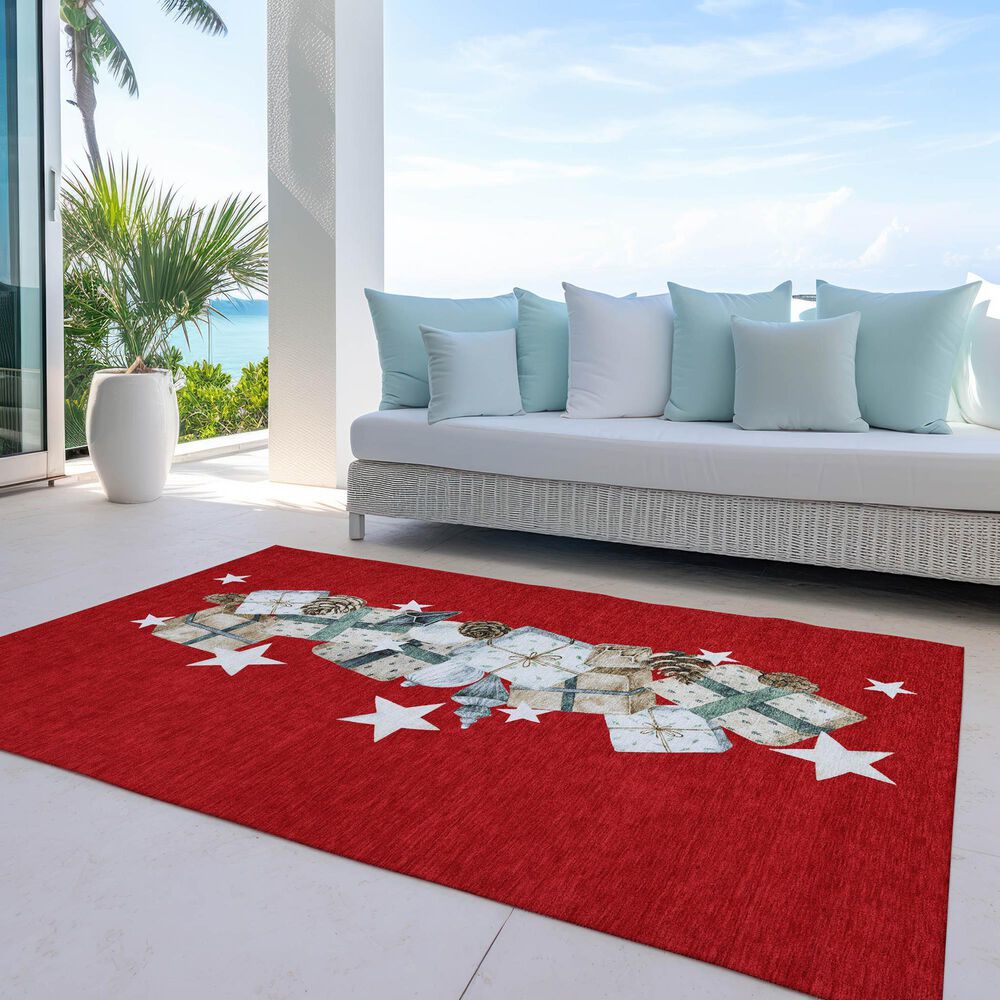 Dalyn Rug Company Wonderland WN33 Red 3&#39; x 5&#39; Area Rug, , large