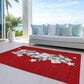 Dalyn Rug Company Wonderland WN33 Red 3" x 5" Area Rug, , large