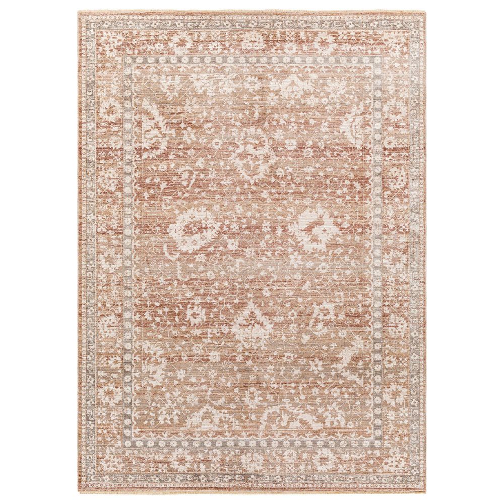 Surya Carlisle 2"11" x 10" Dusty Pink, Ivory, Pale Blue, Sage, Olive and Medium Brown Runner, , large