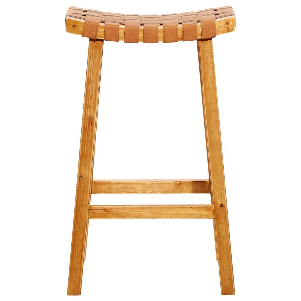 Maple and Jade 30&quot; Rustic Bar Stool in Brown, , large