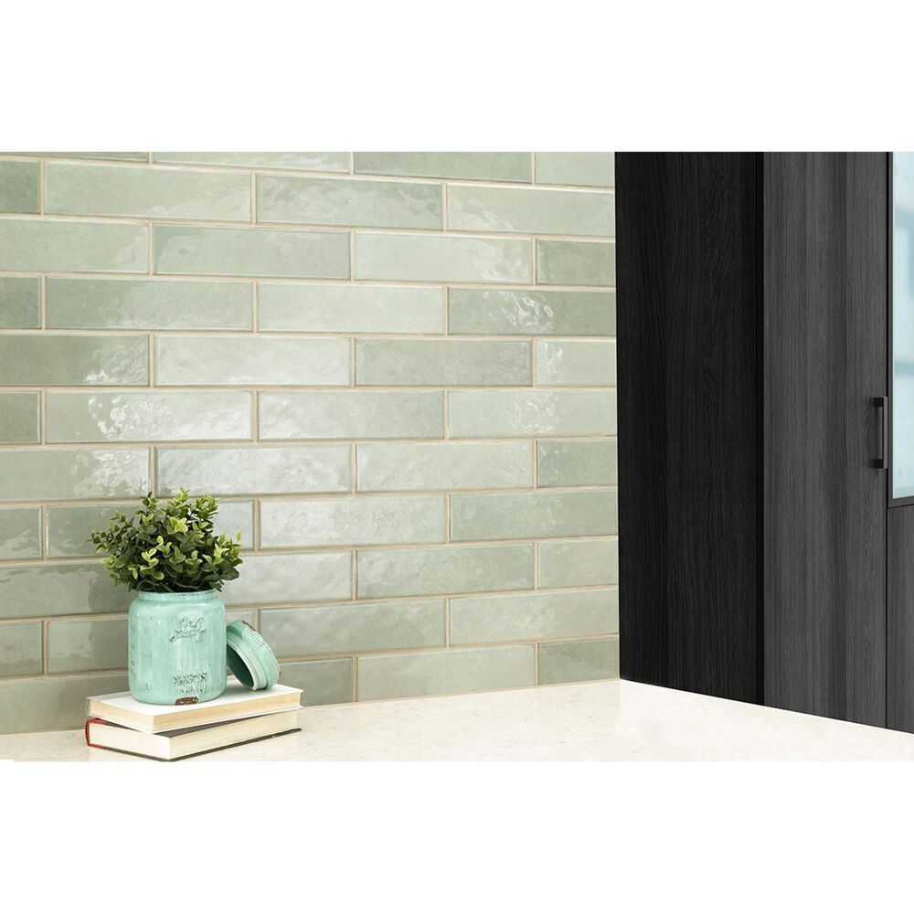 MS International Renzo Jade 3&quot; x 12&quot; Ceramic Tile, , large