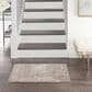 Nourison Harmony 2" x 3" Silver and Grey Area Rug, , large