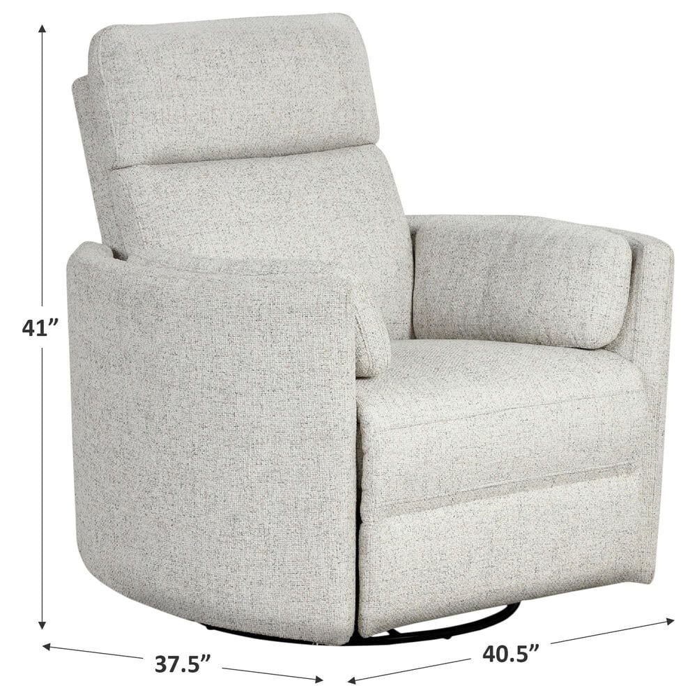 Simeon Collection Power Swivel Glider Recliner in Natural Beauty Quartz, , large