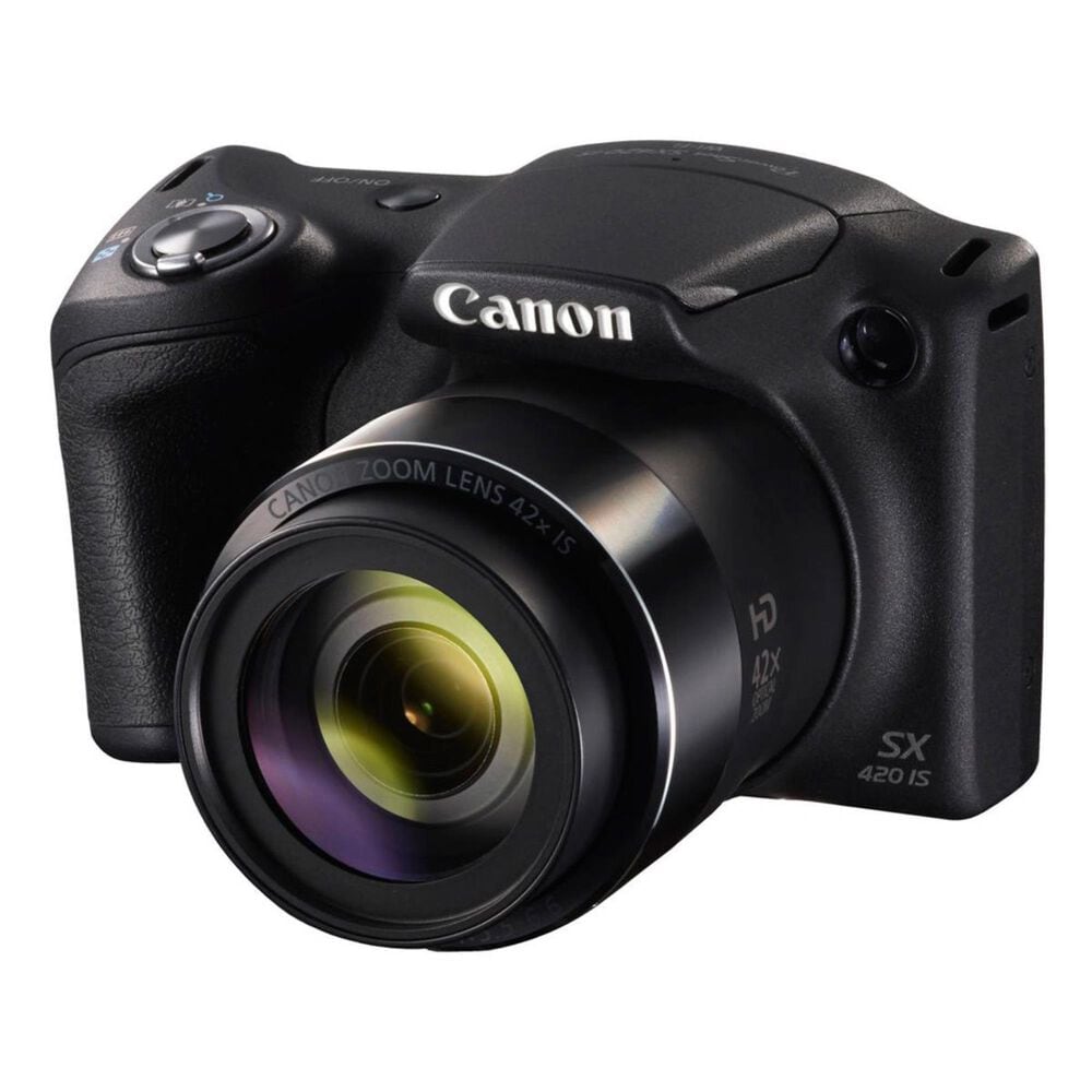 Canon PowerShot SX420 IS Digital Camera Black, Black, large