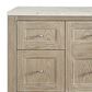 James Martin Vanities Breckenridge 60" Single Bathroom Vanity in Whitewashed Oak with 3 cm Victorian Silver Quartz Top and Rectangular Sink, , large