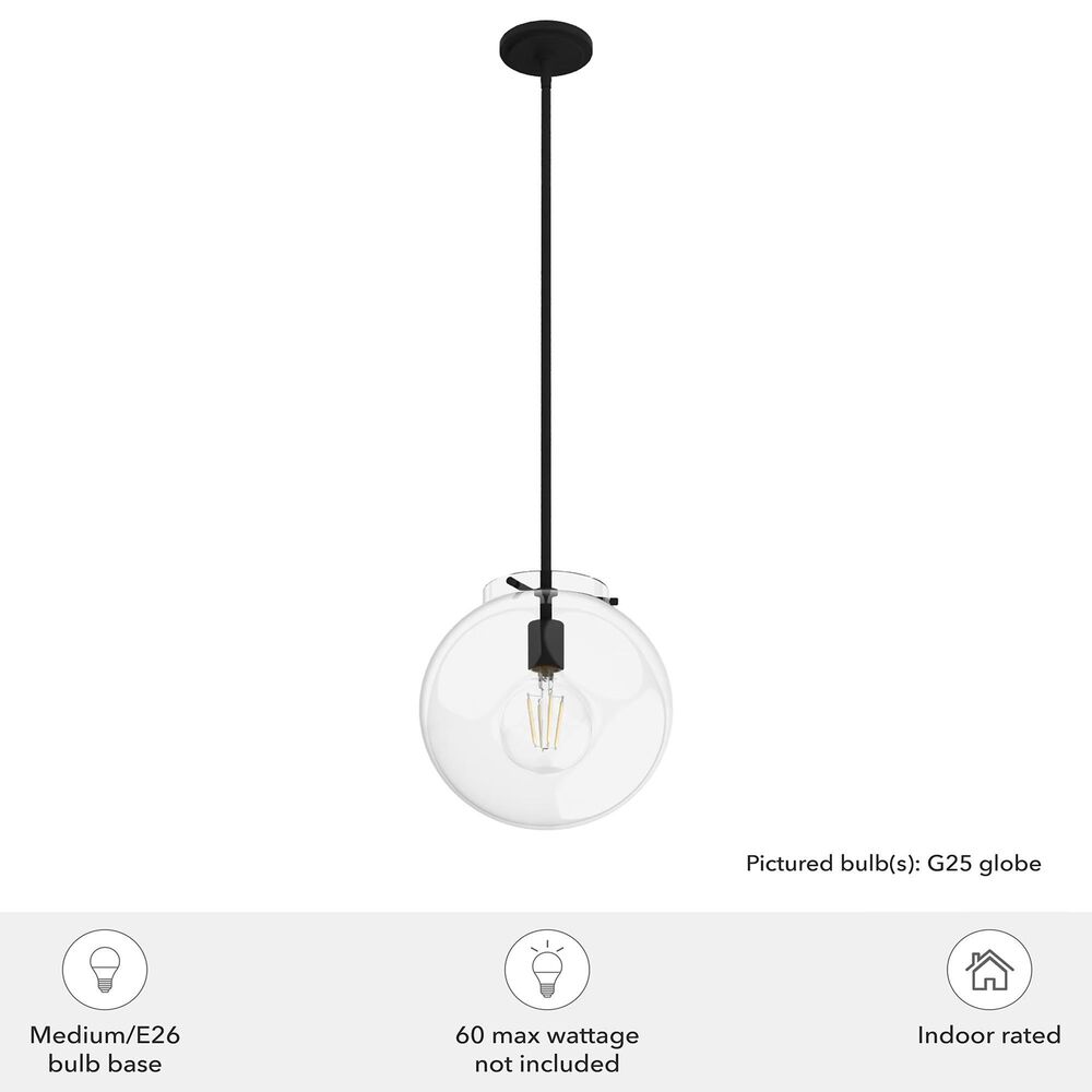 Hunter Sacha 1-Light Pendant in Natural Iron, , large