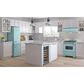 Unique Appliances Classic Retro 9 Cu. Ft. Bottom Freezer Regfrigerator In Ocean Mist Turquoise, , large
