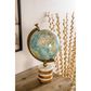 Maple and Jade 8" x 16" Globe in Turquoise, Green, Brass and Natural, , large