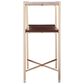 Southern Enterprises Ardmillan Storage Console Table in Brass, Tobacco, and White, , large