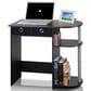 HOMLUX 32" Computer Desk with Two Drawers in Black and Grey, , large