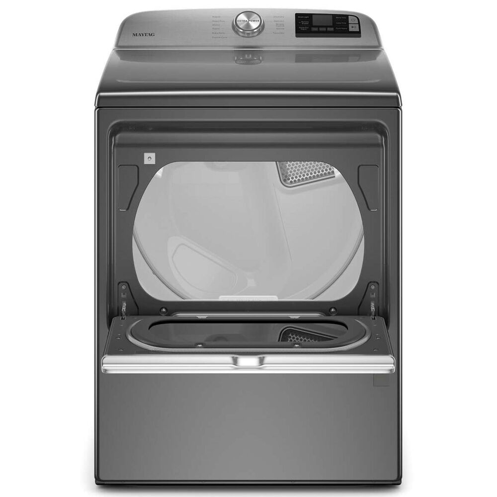 Maytag 7.4 Cu. Ft. Front Load Gas Dryer with Steam Cycles in Metallic Slate, , large
