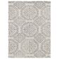 Amer Rugs Boston 5" x 7"6" White and Ivory Area Rug, , large