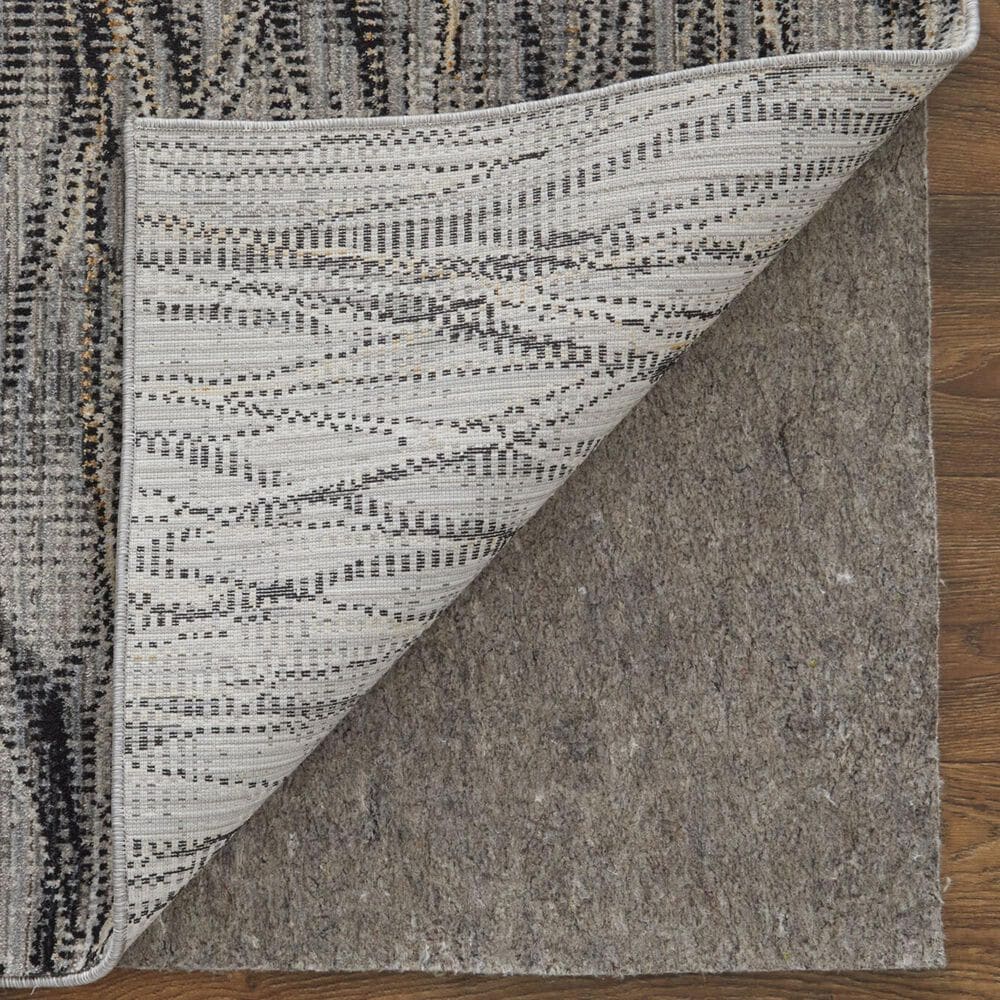Feizy Sonora 2&#39;6&quot; x 7&#39;3&quot; Gray and Charcoal Runner, , large