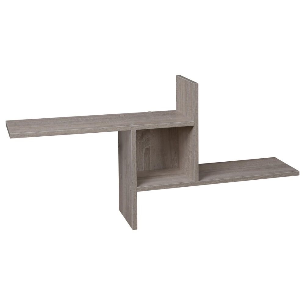 Regency Global Sourcing Niche Lux Tiered Wall Shelf in Latte, , large