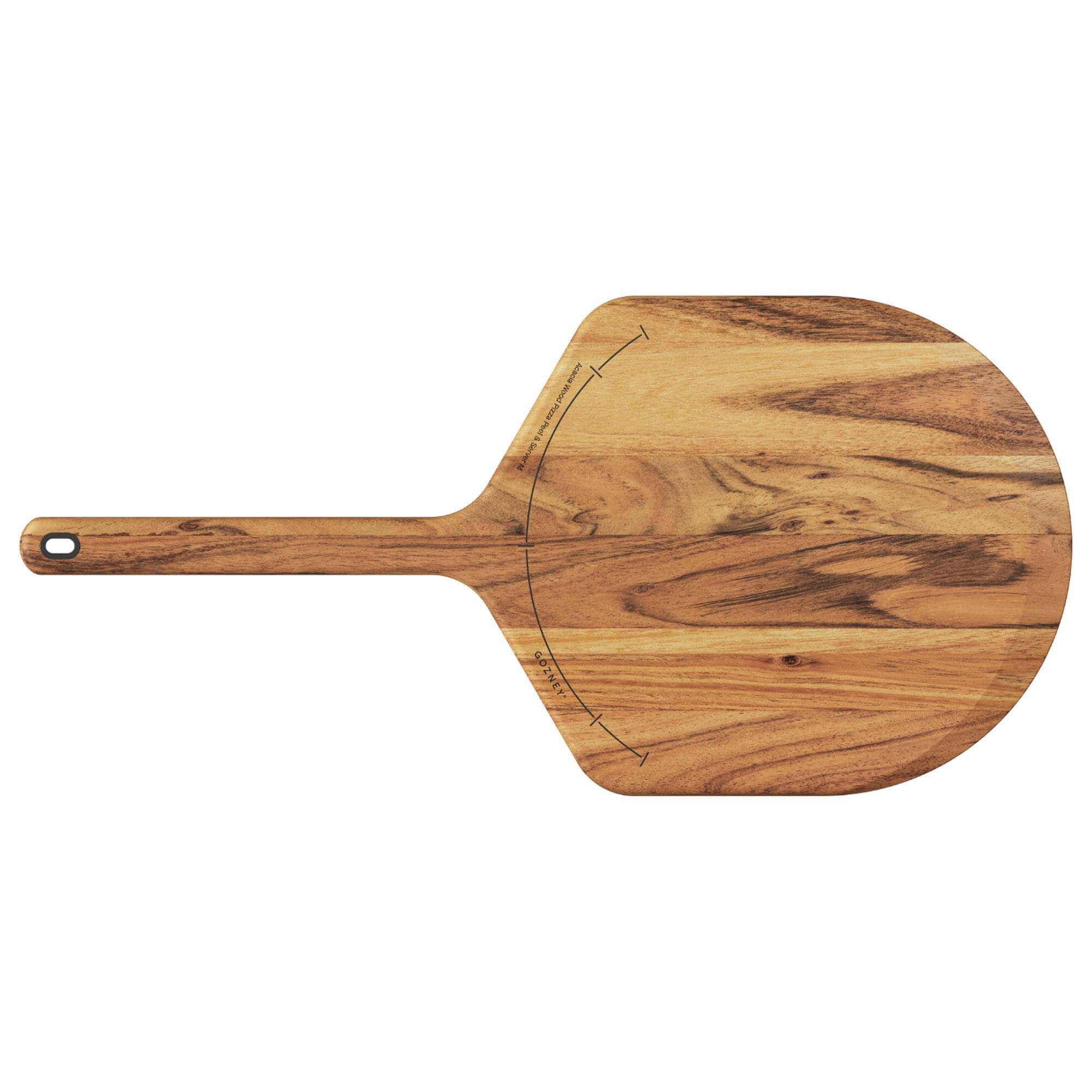 14" Acacia Wood Pizza Peel and Server - Thumbnail 2