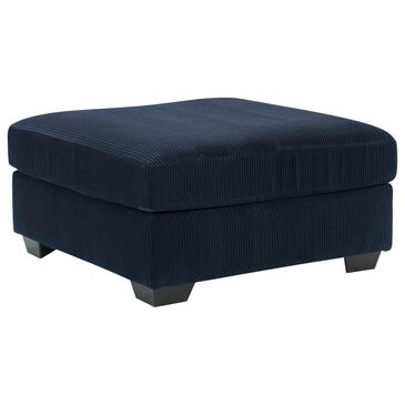 Ashley SimpleJoy Oversized Accent Ottoman in Navy, , large
