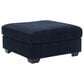 Ashley SimpleJoy Oversized Accent Ottoman in Navy, , large