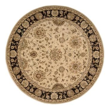 Nourison 2000 2207 4" Round Beige Area Rug, , large