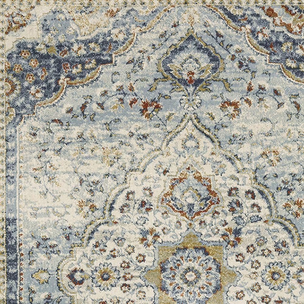 Oriental Weavers Branson BR01A 9&#39;10&quot; x 12&#39;10&quot; Blue and Multicolor Area Rug, , large