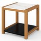 Clear Creek Collection Cove Outdoor Side Table in Charcoal and Black, , large
