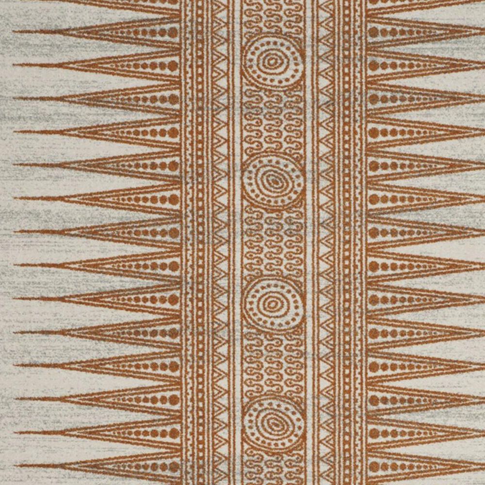 Safavieh Evoke EVK226S 2&#39;2&quot; x 7&#39; Ivory and Orange Runner, , large
