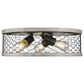 Golden Lighting Bailey 15" Flush Mount in Matte Black, , large