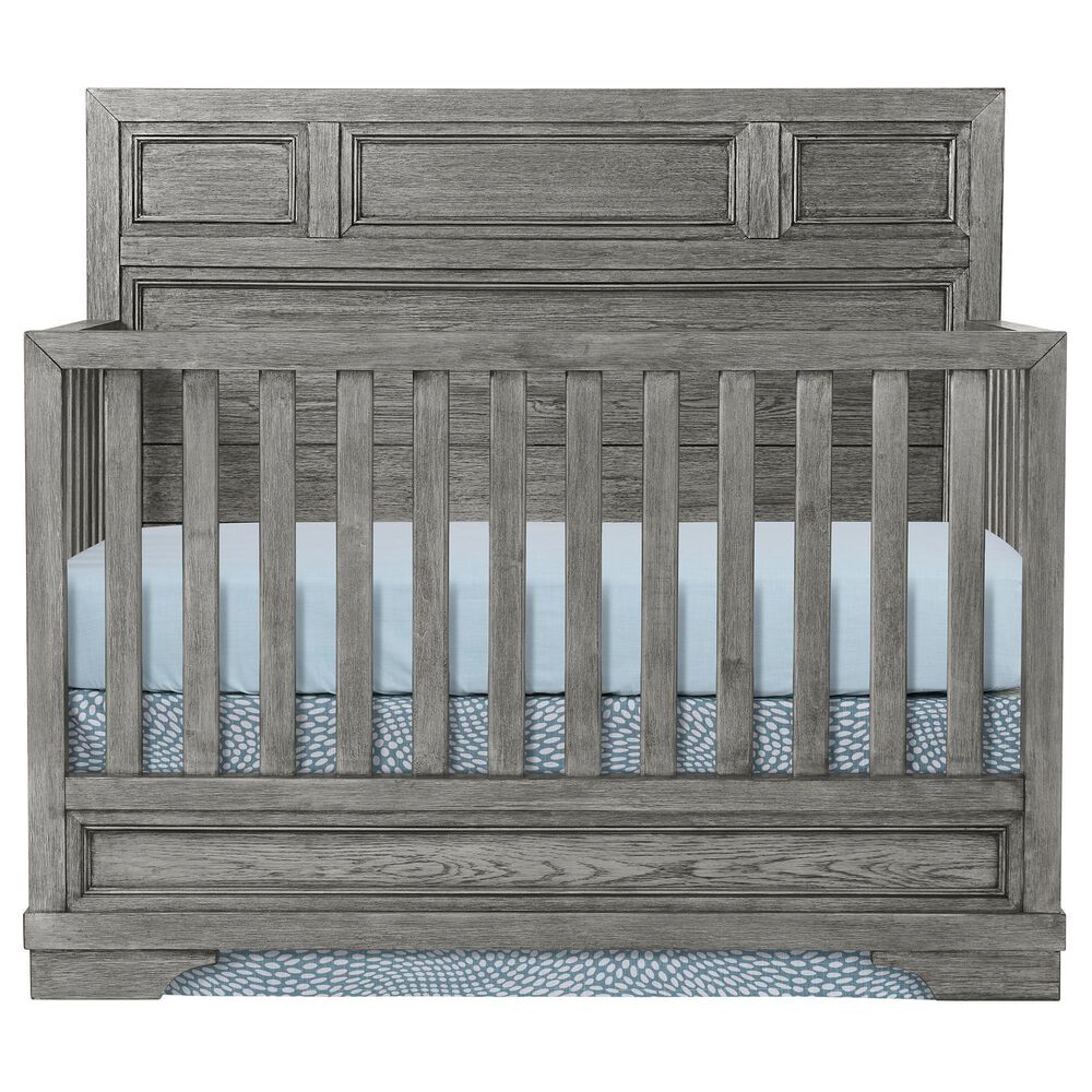Eastern Shore Foundry Convertible Crib in Brushed Pewter, , large