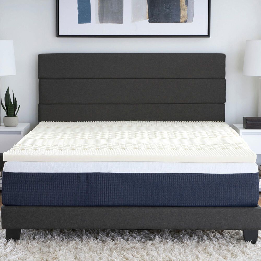 Comfort Tech 1.5" 7-Zone Full Mattress Topper, , large