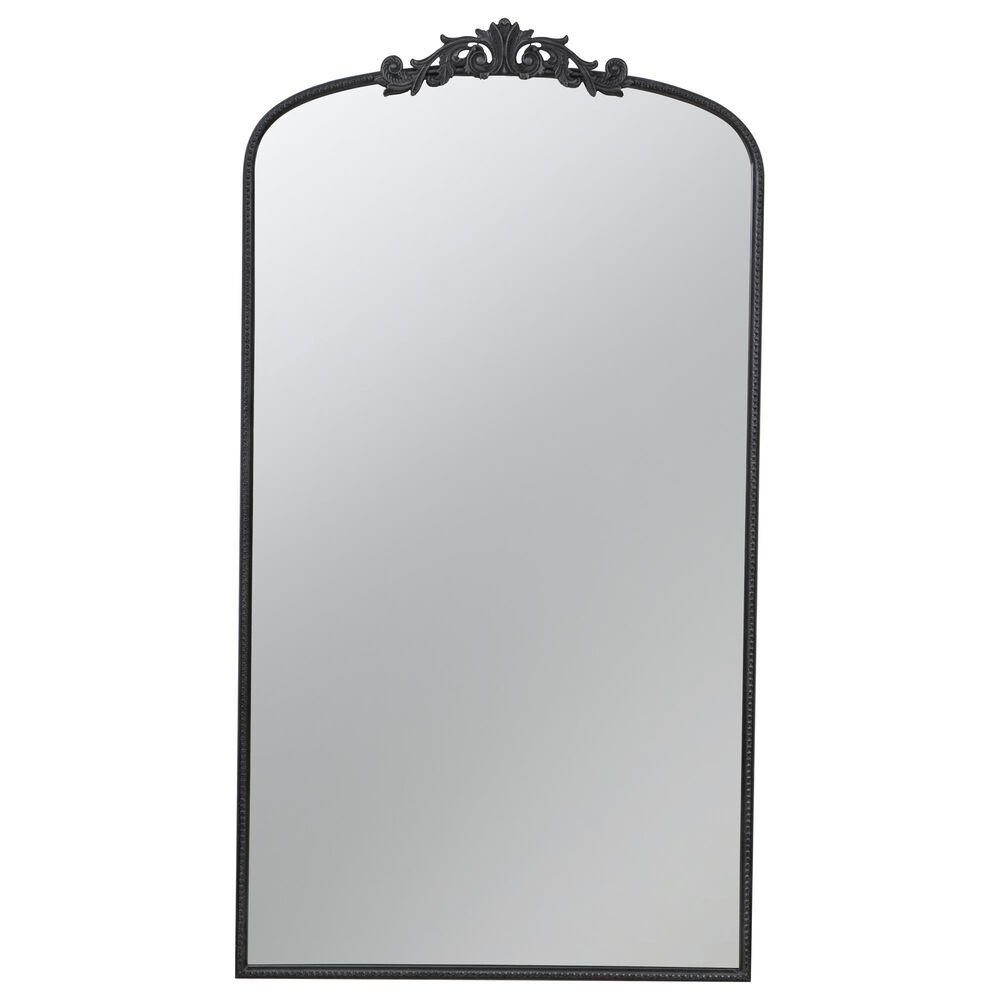 Hearth and Haven 66" x 36" Full Length Arched Mirror in Black, , large