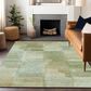 Dalyn Rug Company Ravenna RN10 10" x 14" Green Area Rug, , large