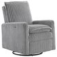 Oxford Baby Uptown Power Swivel Glider Recliner in Corduroy Ash Gray, , large