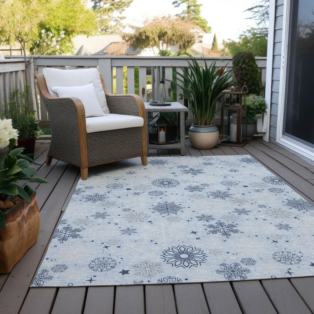 Dalyn Rug Company Wonderland WN31 5&#39; x 7&#39;6&quot; Sky Indoor/Outdoor Area Rug, , large