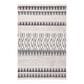 Safavieh Marrakesh MRK519B 4" x 6" Ivory and Blue Area Rug, , large