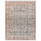 Surya Colin 9"3" x 12" Light Blue, Tan, Orange, Brown and Cream Area Rug, , large
