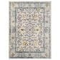 Amer Rugs Montana 7"6" Round Ivory and Yellow Area Rug, , large