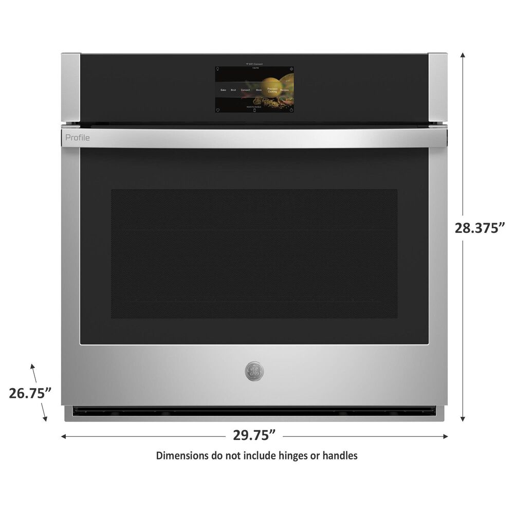 GE Profile 30&quot; Convection Single Wall Oven in Stainless Steel, , large
