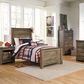 Ashley Trinell Twin Bed in Brown, , large