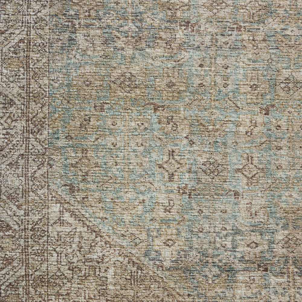 Amber Lewis x Loloi Cambria Aqua and Natural 8'6" x 11'6" Area Rug, , large
